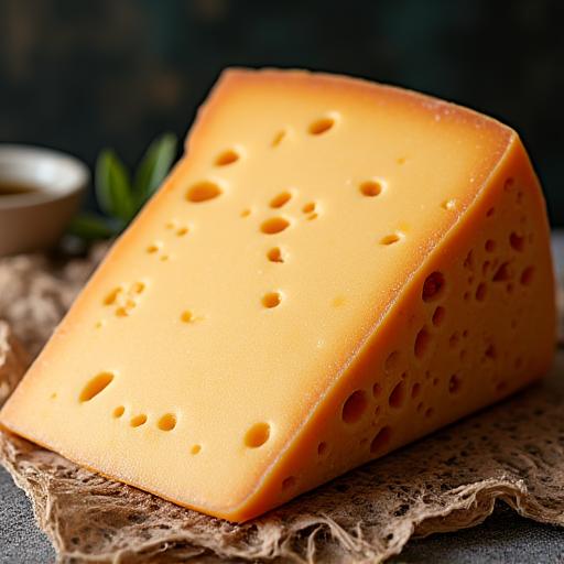 Ein grosses Stück würziger Alpkäse